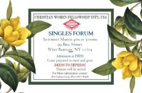 Singles Forum