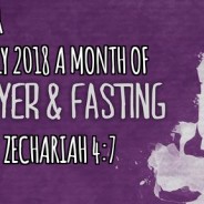 July 2018, A month of prayer and fasting