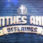 TITHE AND OFFERING, January 12th, 2020