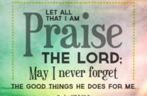 PRAISING THE LORD – PART 1, JULY 13th, 2025