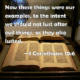 WILDERNESS EXPERIENCE (1): LUSTING AFTER EVIL THINGS, AUGUST 16TH, 2026 